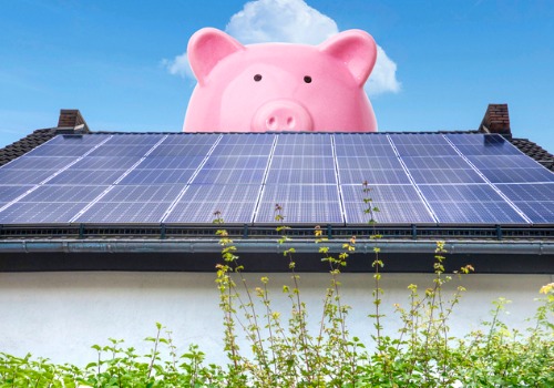 Solar Incentives piggy bank in Peoria IL