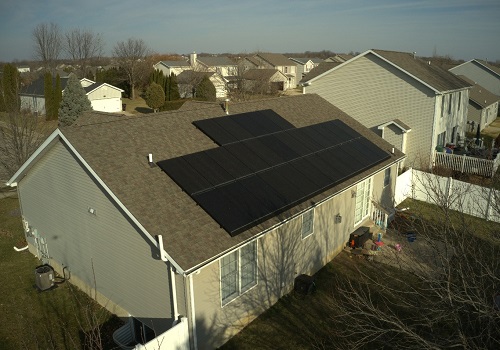 New Solar Panels in Dunlap IL on a residential home, installed by the Sun Collectors