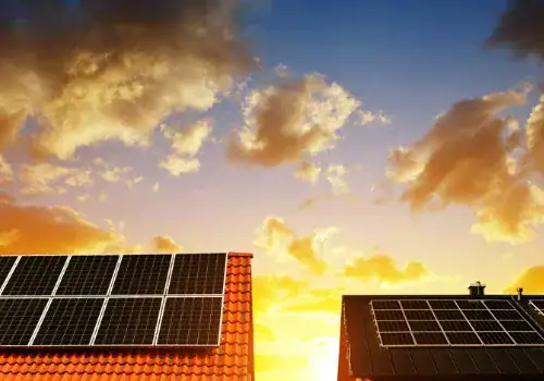 solar energy panel on the roof of the house picture id937270838.jpg